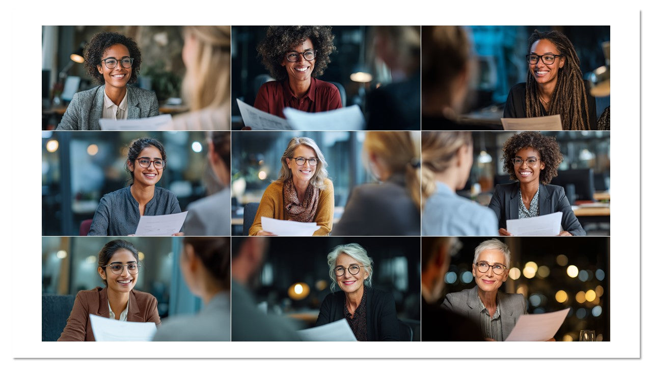 Pack 100 Imagens de Entrevista & RH – Profissionais em Escritório