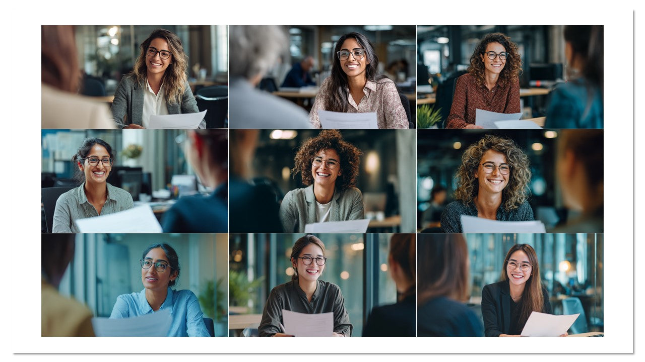 Pack 100 Imagens de Entrevista & RH – Profissionais em Escritório