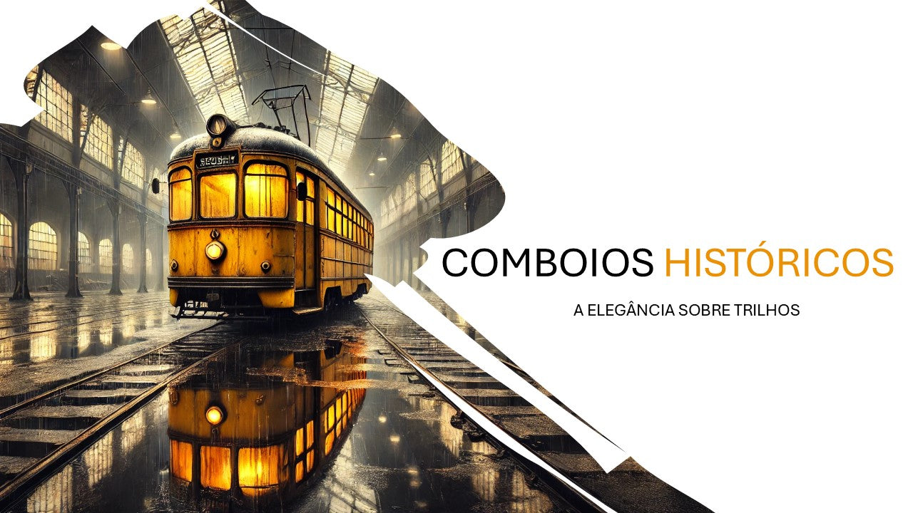 3 Slides Inovadores | Comboios Históricos
