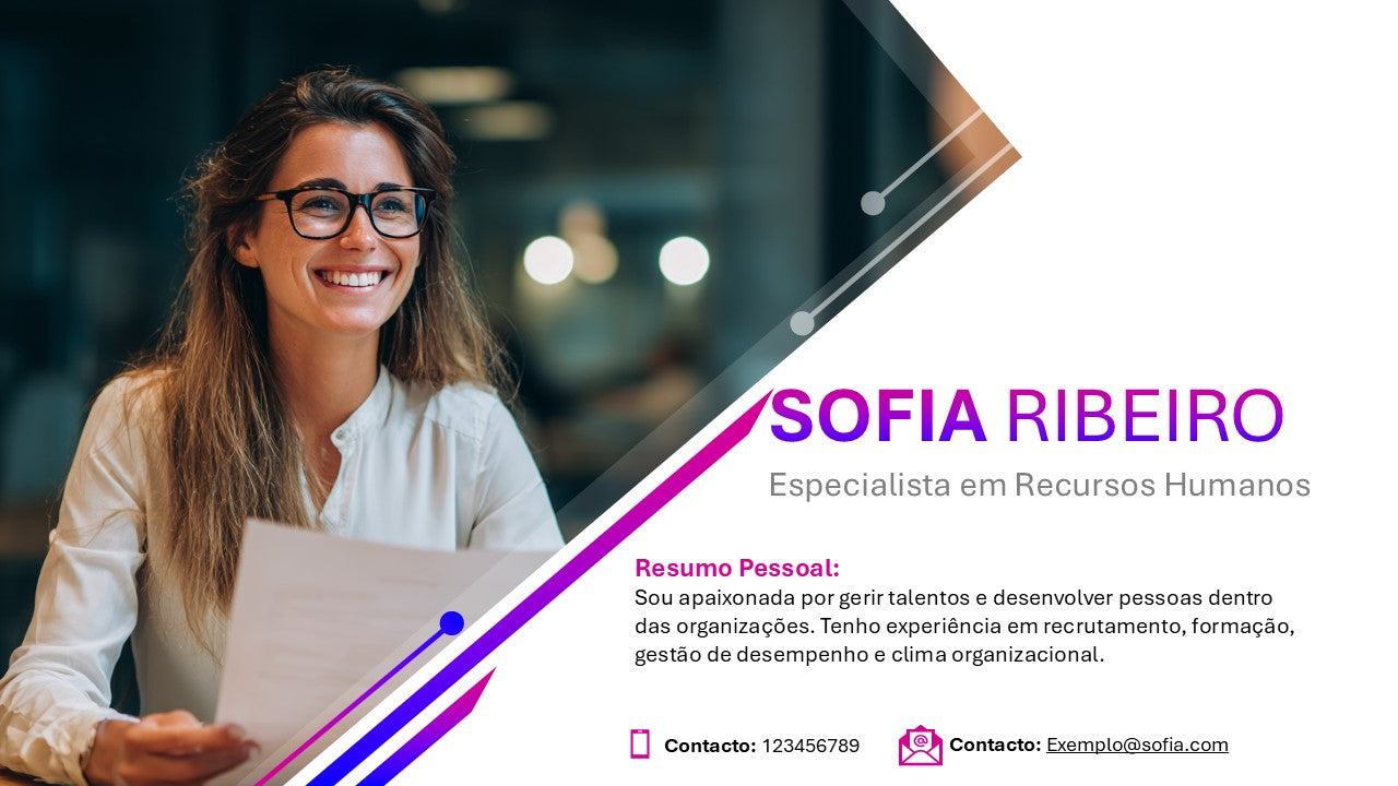Powerpoint: Template para Apresentação Pessoal – 3 Slides Modernos e Profissionais para Perfis de Alto Impacto