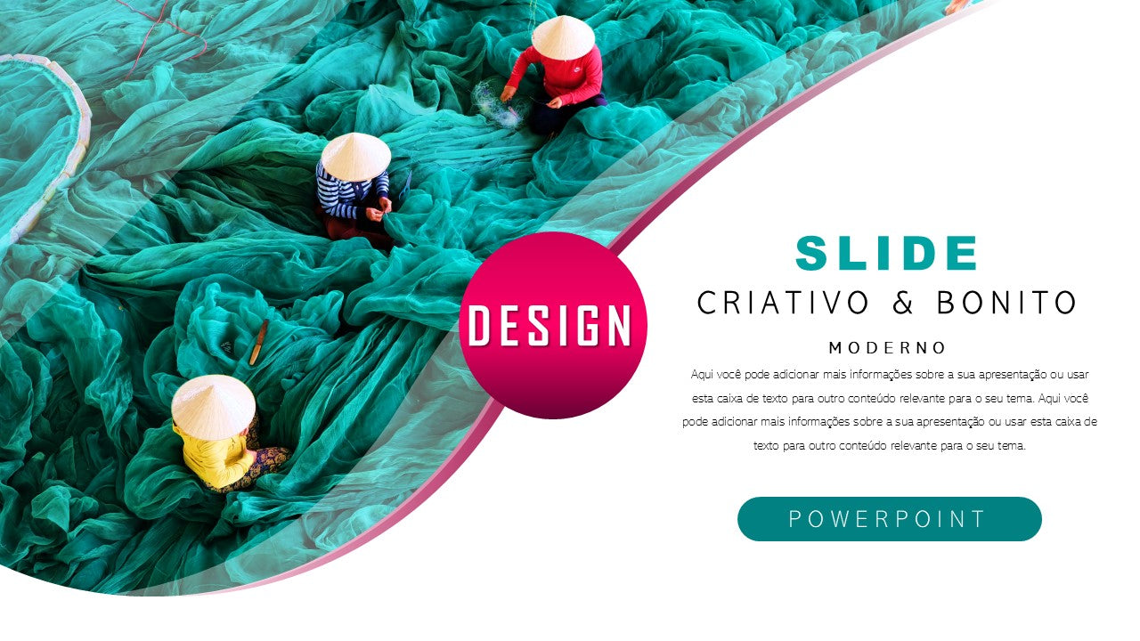 Template PowerPoint Criativo – 3 Slides Bonitos e Modernos para Apresentações Incríveis