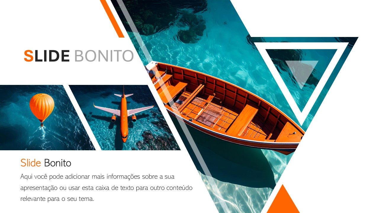 Powerpoint: Template Criativo – 3 Slides Multiuso com Design Geométrico e Visual Impactante