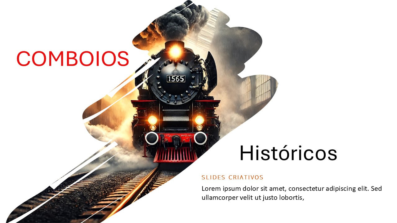 3 Slides Inovadores | Comboios Históricos