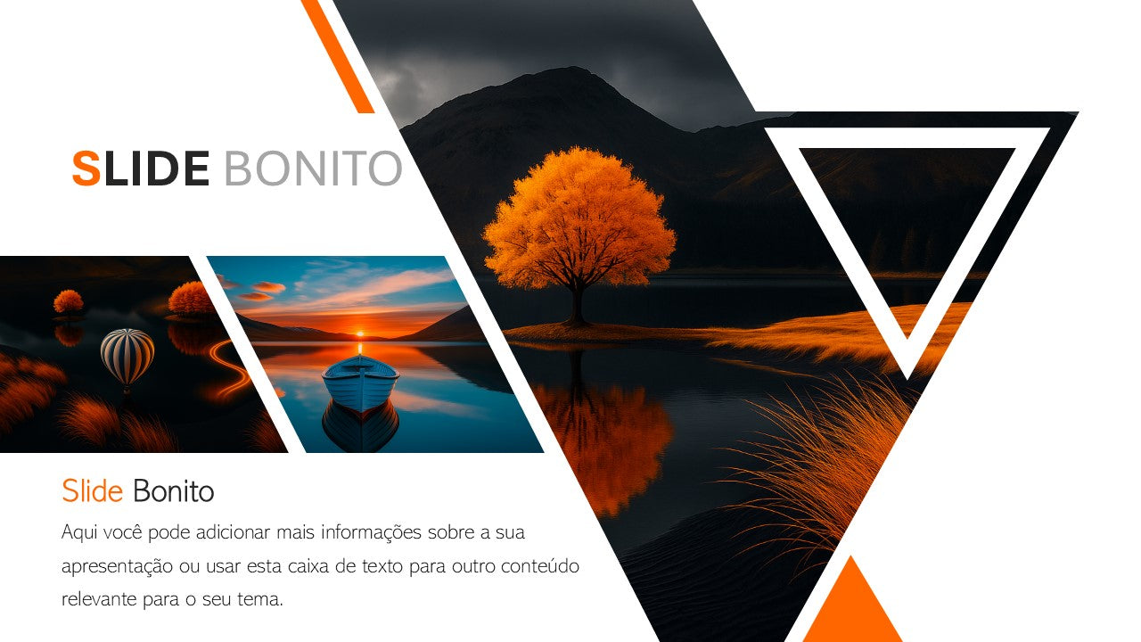 Powerpoint: Template Criativo – 3 Slides Multiuso com Design Geométrico e Visual Impactante