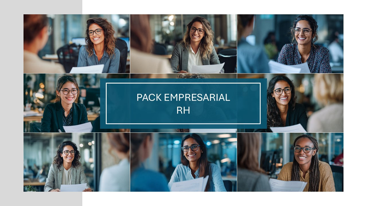 Pack 100 Imagens de Entrevista & RH – Profissionais em Escritório