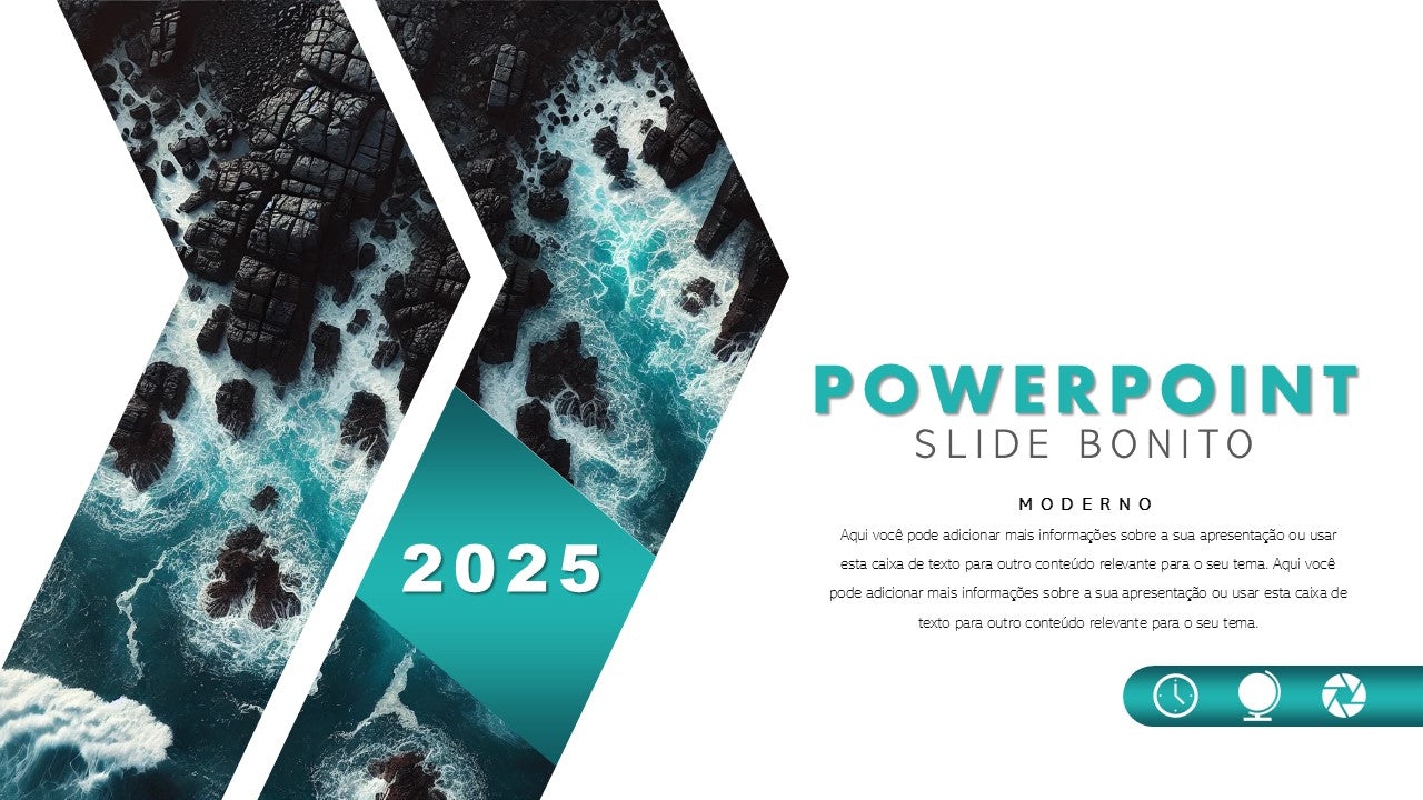 Template PowerPoint Elegante – 3 Slides Bonitos e Profissionais para Apresentações de Alto Nível