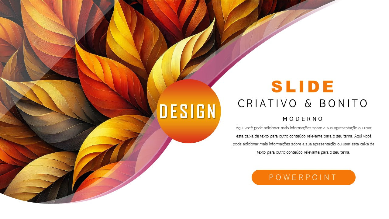 Template PowerPoint Criativo – 3 Slides Bonitos e Modernos para Apresentações Incríveis