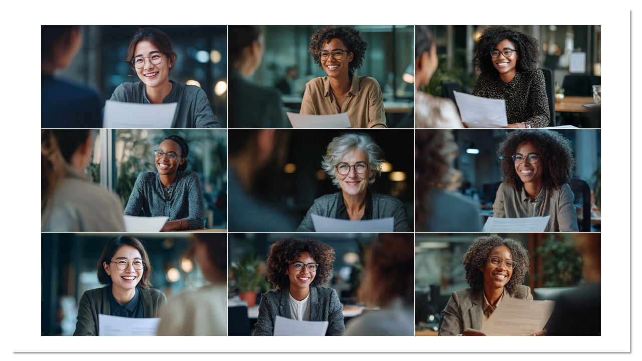 Pack 100 Imagens de Entrevista & RH – Profissionais em Escritório