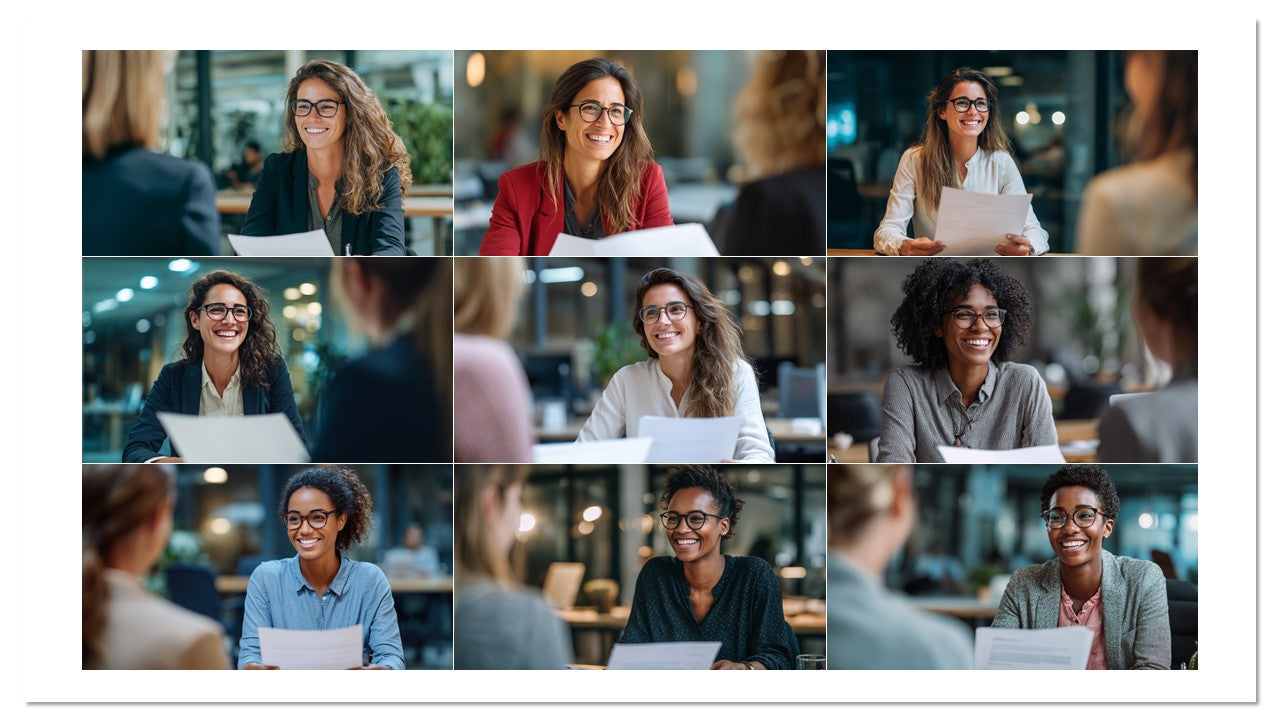 Pack 100 Imagens de Entrevista & RH – Profissionais em Escritório