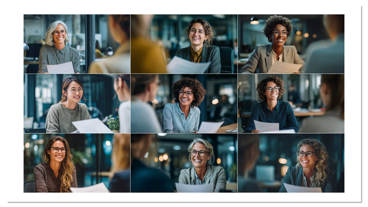 Pack 100 Imagens de Entrevista & RH – Profissionais em Escritório