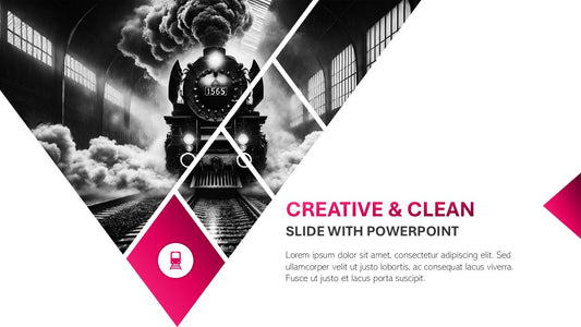 Template PowerPoint Criativo e Limpo – 3 Variações Elegantes de Slides