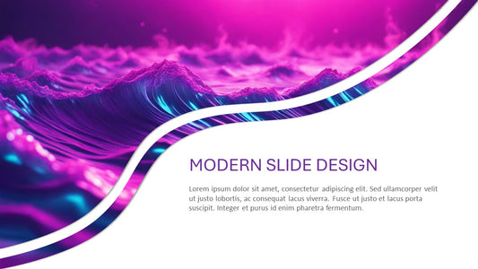 Template PowerPoint Profissional Nº1 - 5 Slides Modernos