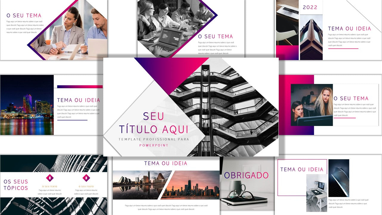 Template Gratuito - NEGÓCIOS - CORPORATIVO - TEMPLATE MULTIUSO PARA POWERPOINT #1