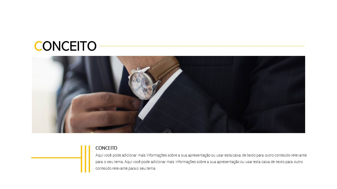 O LEGADO. MODA MASCULINA - TEMPLATE MULTIUSO PARA POWERPOINT