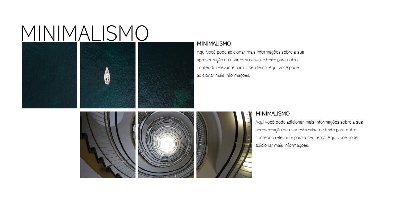 MINIMALISMO - TEMPLATE MULTIUSO PARA POWERPOINT
