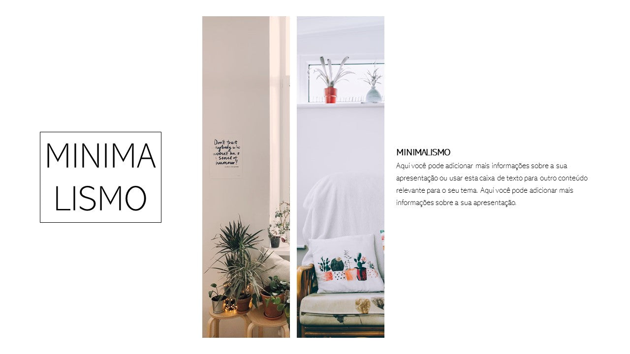 MINIMALISMO - TEMPLATE MULTIUSO PARA POWERPOINT