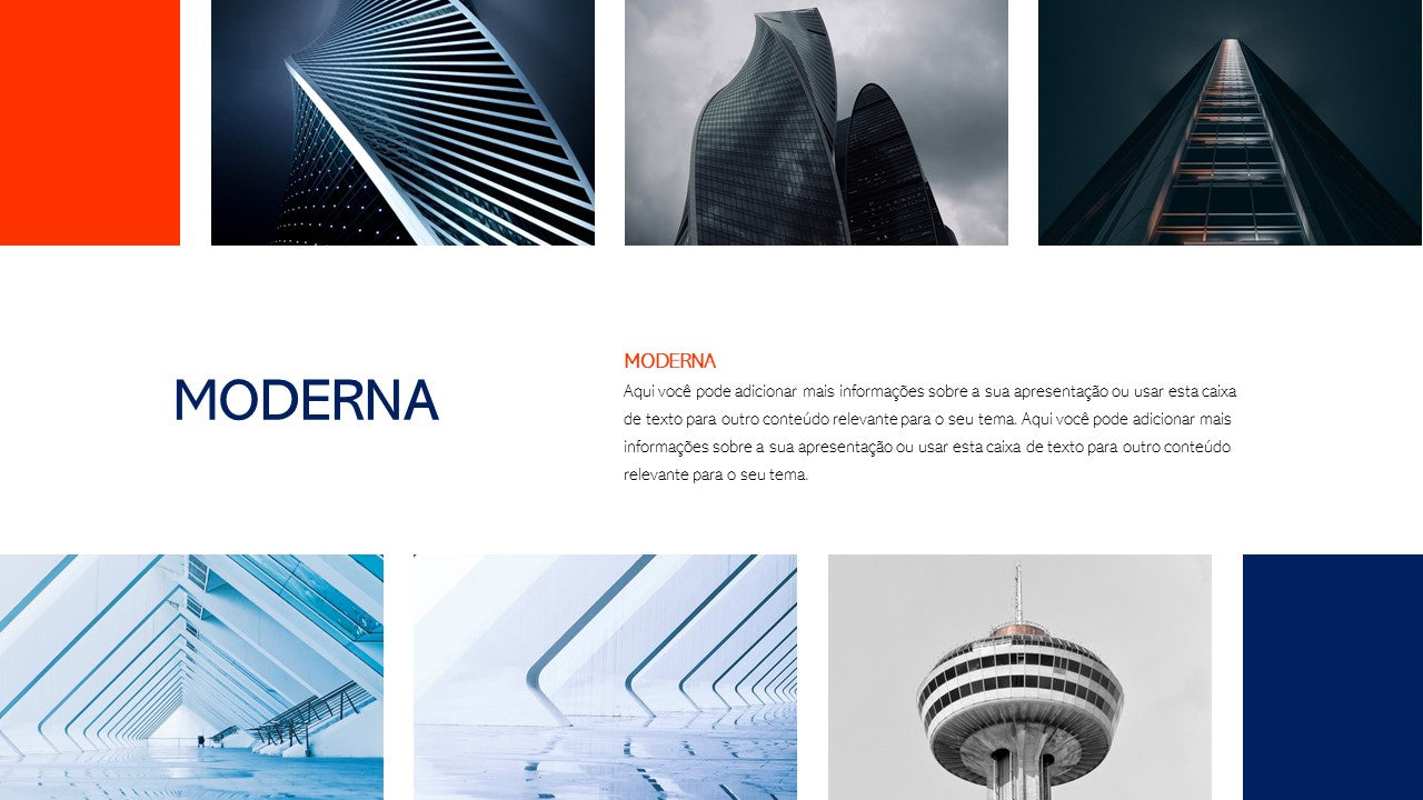 ARQUITETURA MODERNA - TEMPLATE MULTIUSO PARA POWERPOINT