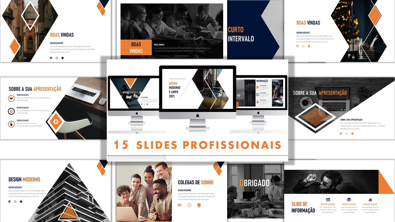 DESIGN MODERNO E LIMPO - TEMPLATE MULTIUSO PARA POWERPOINT