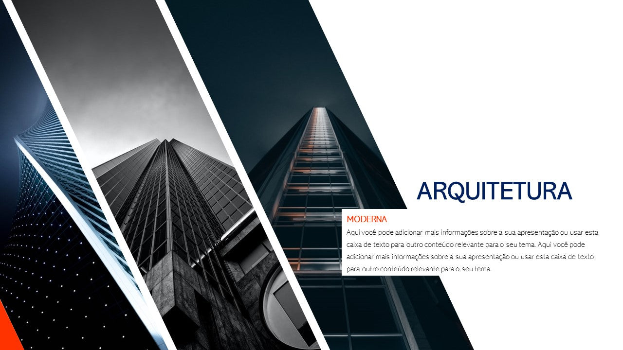 ARQUITETURA MODERNA - TEMPLATE MULTIUSO PARA POWERPOINT