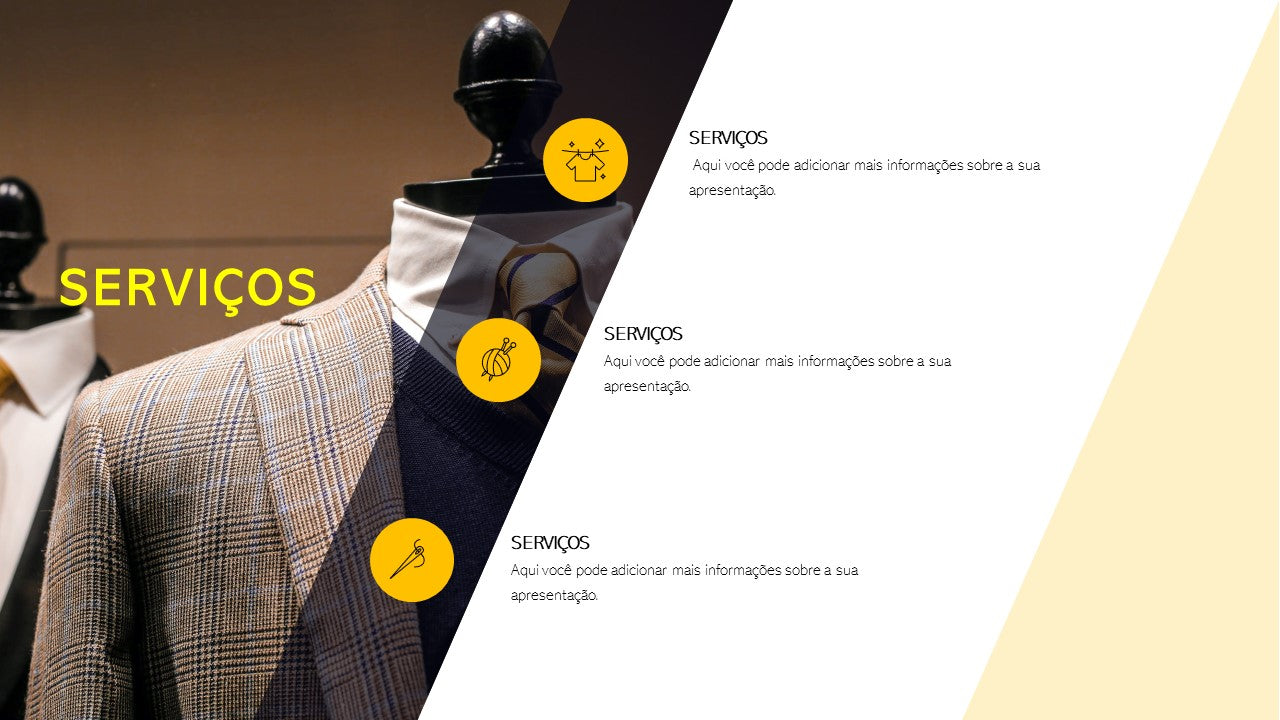 O LEGADO. MODA MASCULINA - TEMPLATE MULTIUSO PARA POWERPOINT
