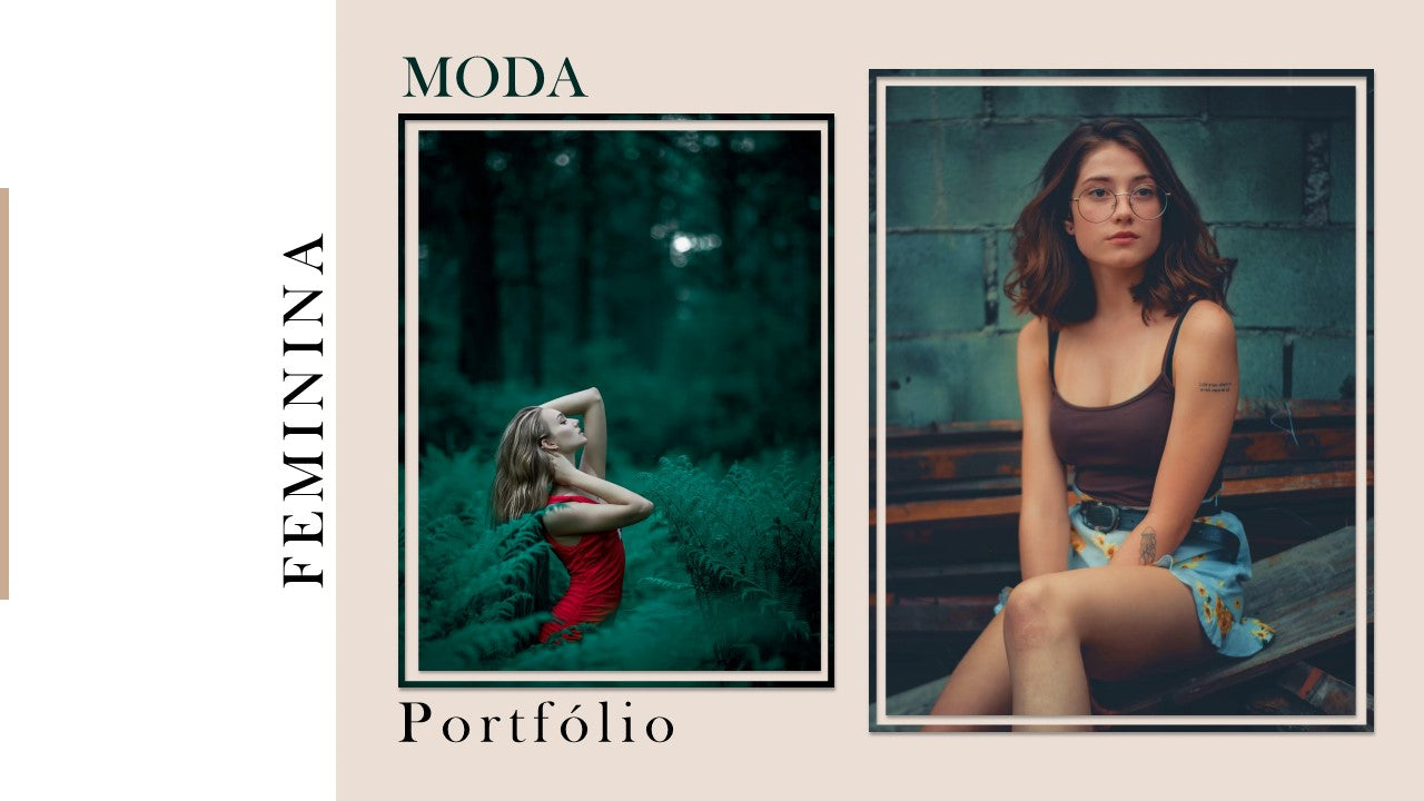 PORTFÓLIO - TEMPLATE EM POWERPOINT PARA FOTOGRAFIAS