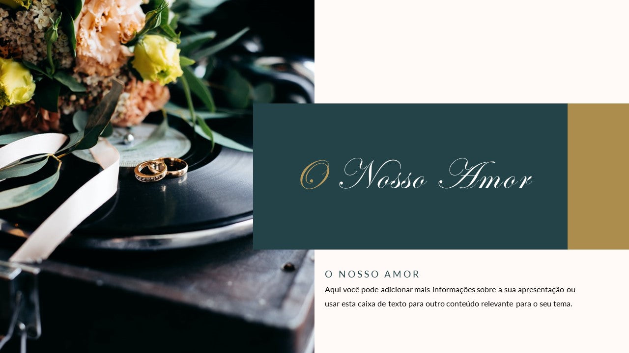 CASAMENTOS - TEMPLATE MULTIUSOS PARA POWERPOINT