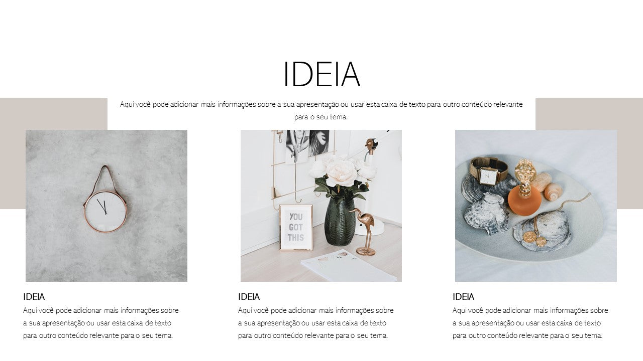 MINIMALISMO - TEMPLATE MULTIUSO PARA POWERPOINT