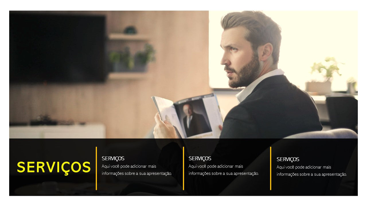 O LEGADO. MODA MASCULINA - TEMPLATE MULTIUSO PARA POWERPOINT