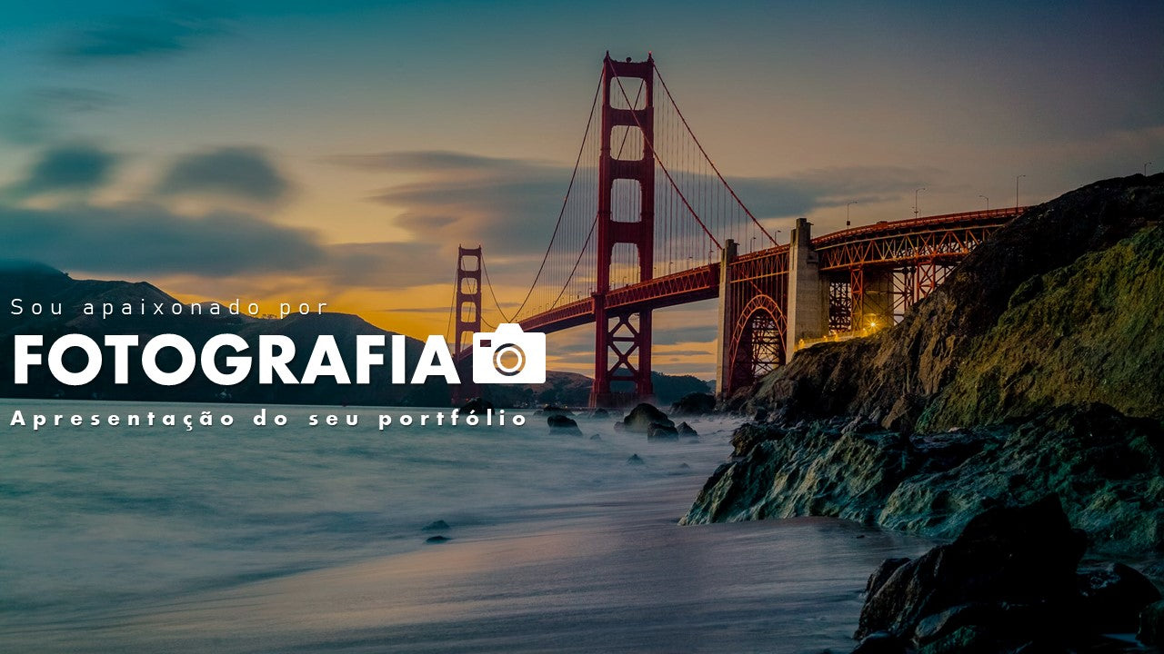 PORTFÓLIO - TEMPLATE EM POWERPOINT PARA FOTOGRAFIAS