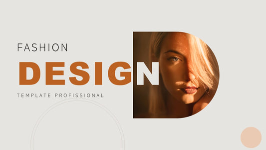 Template PowerPoint Fashion Design Grátis - 11 Slides Multiusos