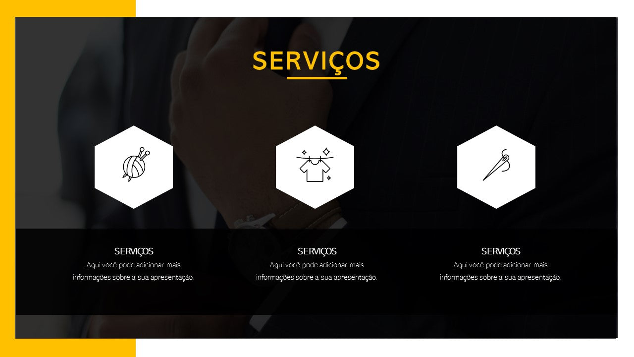 O LEGADO. MODA MASCULINA - TEMPLATE MULTIUSO PARA POWERPOINT