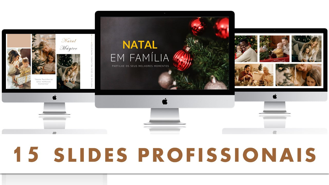 NATAL EM FAMÍLIA - TEMPLATE MULTIUSO PARA POWERPOINT