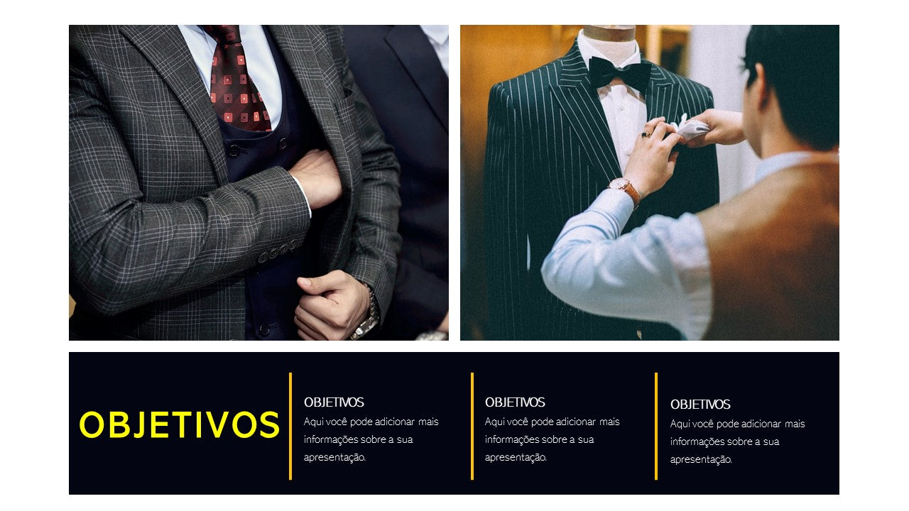 O LEGADO. MODA MASCULINA - TEMPLATE MULTIUSO PARA POWERPOINT