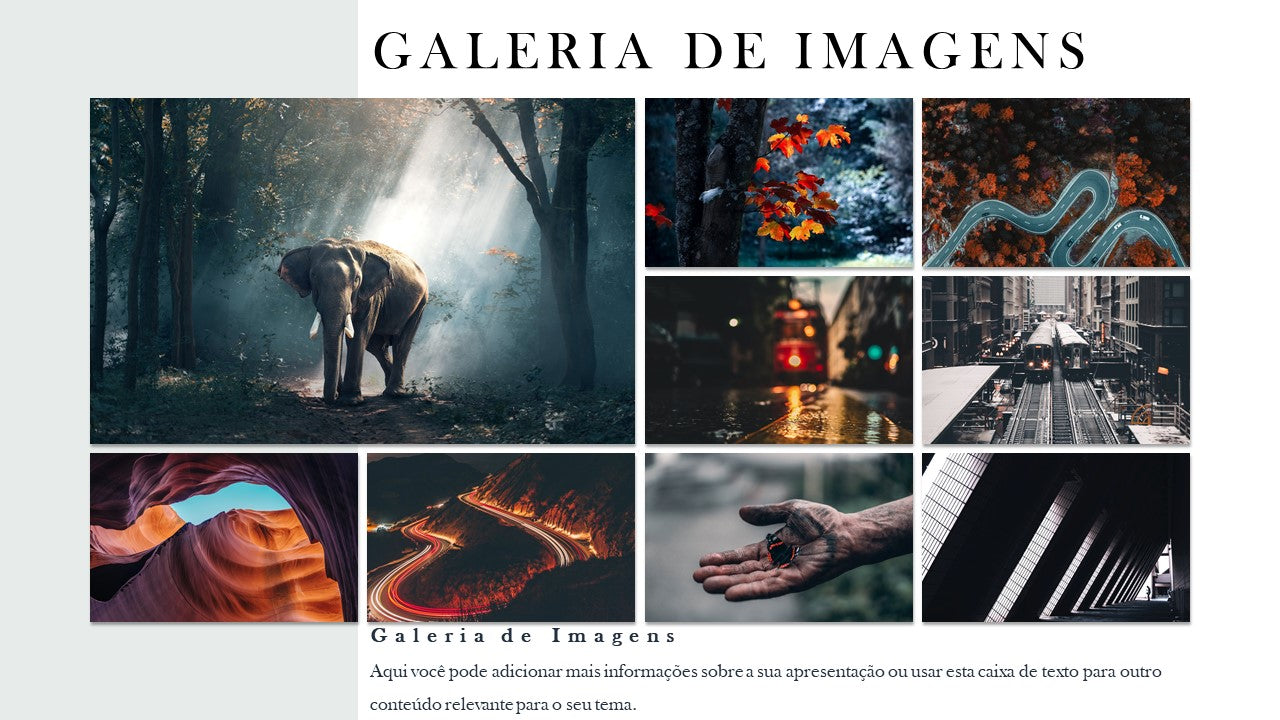 PORTFÓLIO - TEMPLATE EM POWERPOINT PARA FOTOGRAFIAS