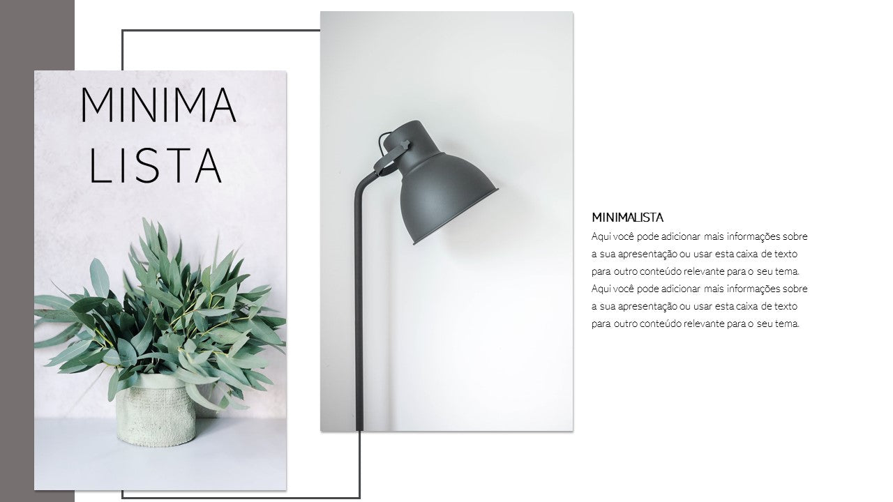 MINIMALISMO - TEMPLATE MULTIUSO PARA POWERPOINT