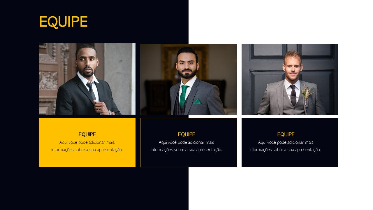 O LEGADO. MODA MASCULINA - TEMPLATE MULTIUSO PARA POWERPOINT