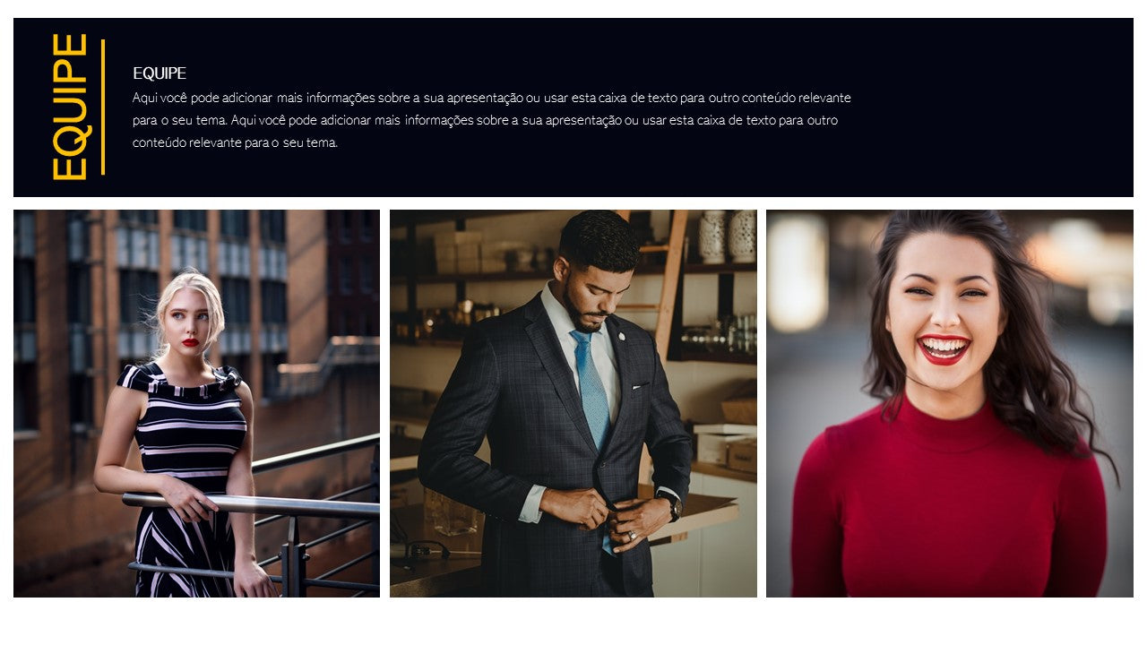O LEGADO. MODA MASCULINA - TEMPLATE MULTIUSO PARA POWERPOINT