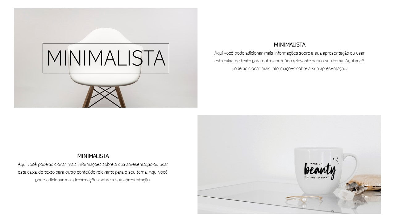 MINIMALISMO - TEMPLATE MULTIUSO PARA POWERPOINT