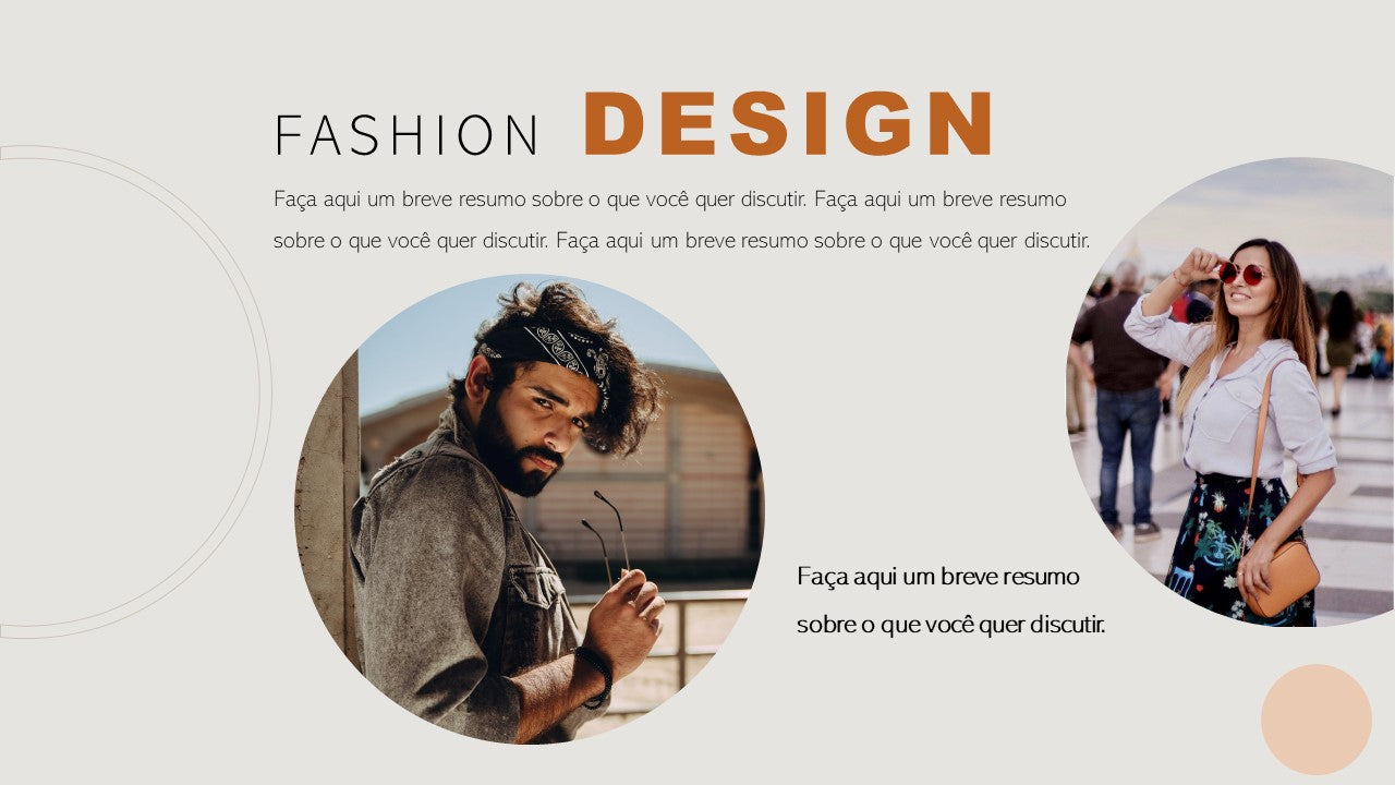 FASHION DESIGN APRESENTAÇÃO MULTIUSOS