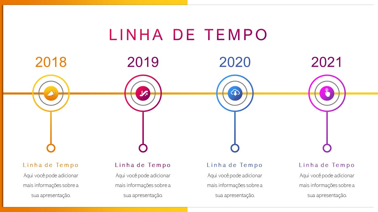 10 OPÇÕES DE LINHA DE TEMPO
