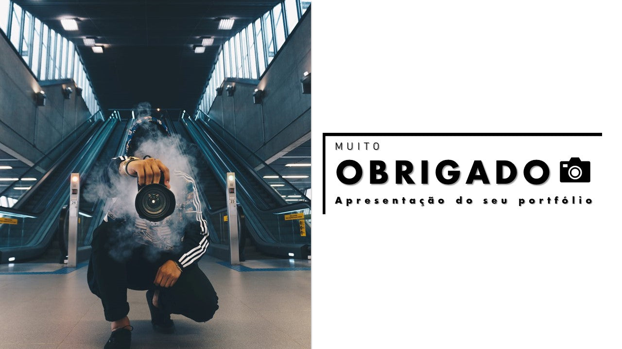 PORTFÓLIO - TEMPLATE EM POWERPOINT PARA FOTOGRAFIAS