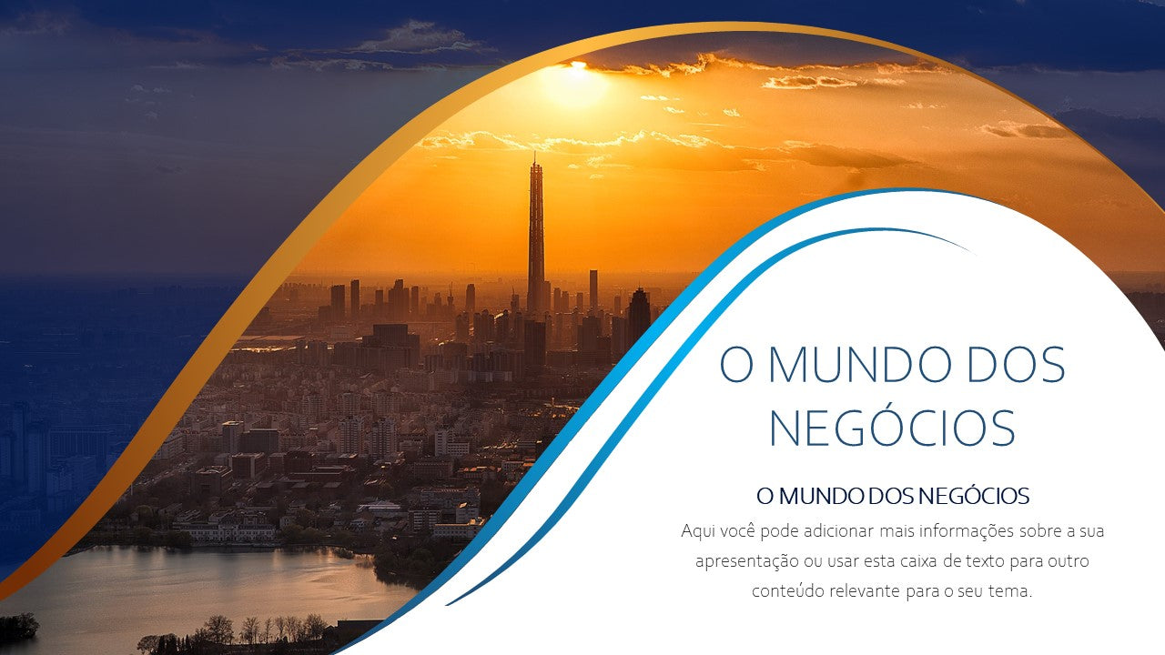 O MUNDO EMPRESARIAL - TEMPLATE MULTIUSO PARA POWERPOINT