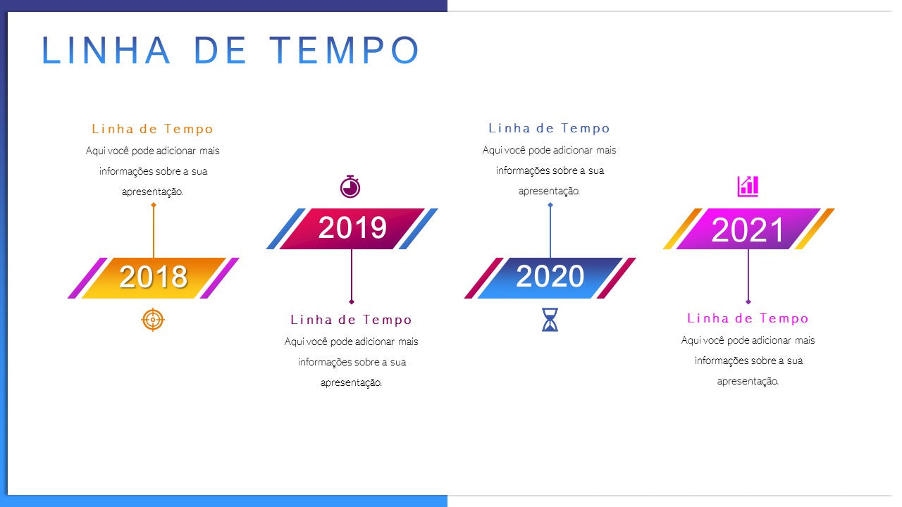 10 OPÇÕES DE LINHA DE TEMPO