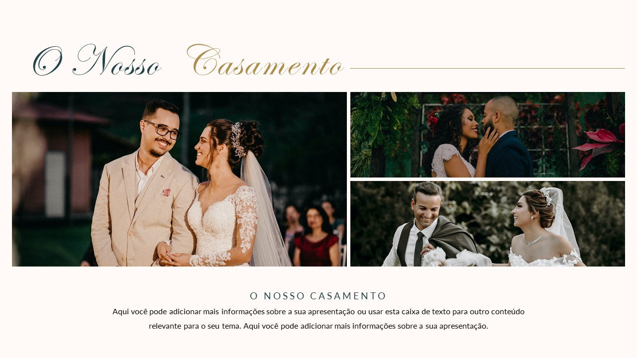 CASAMENTOS - TEMPLATE MULTIUSOS PARA POWERPOINT