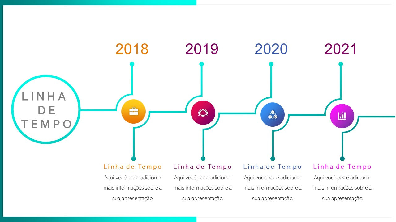 10 OPÇÕES DE LINHA DE TEMPO