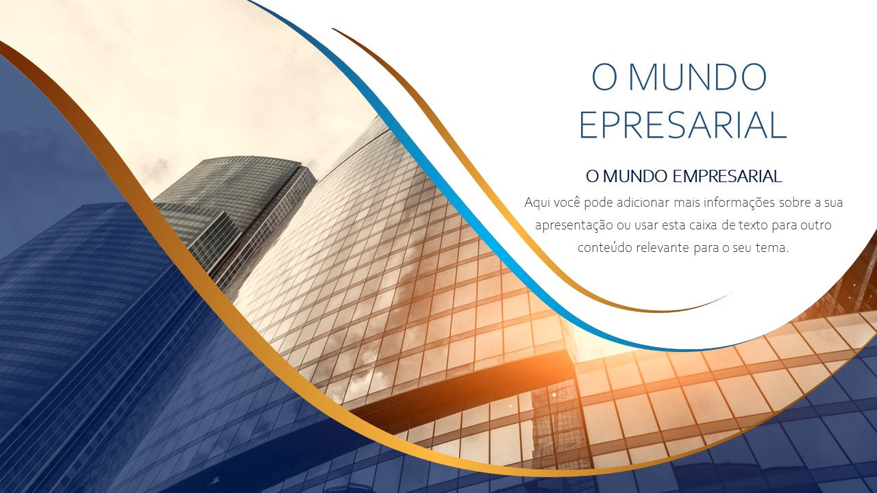 O MUNDO EMPRESARIAL - TEMPLATE MULTIUSO PARA POWERPOINT