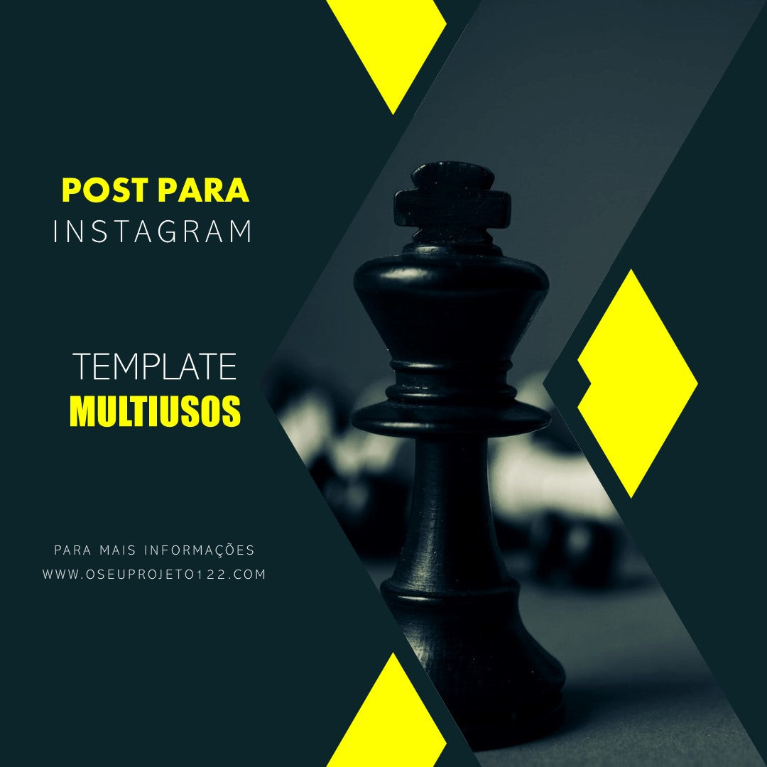 Template Instagram Grátis - Posts Multiusos para Redes Sociais