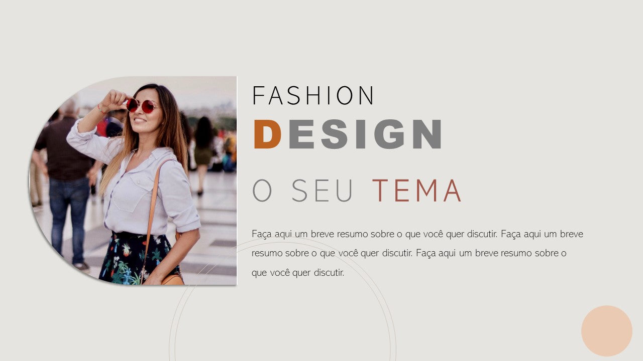 FASHION DESIGN APRESENTAÇÃO MULTIUSOS