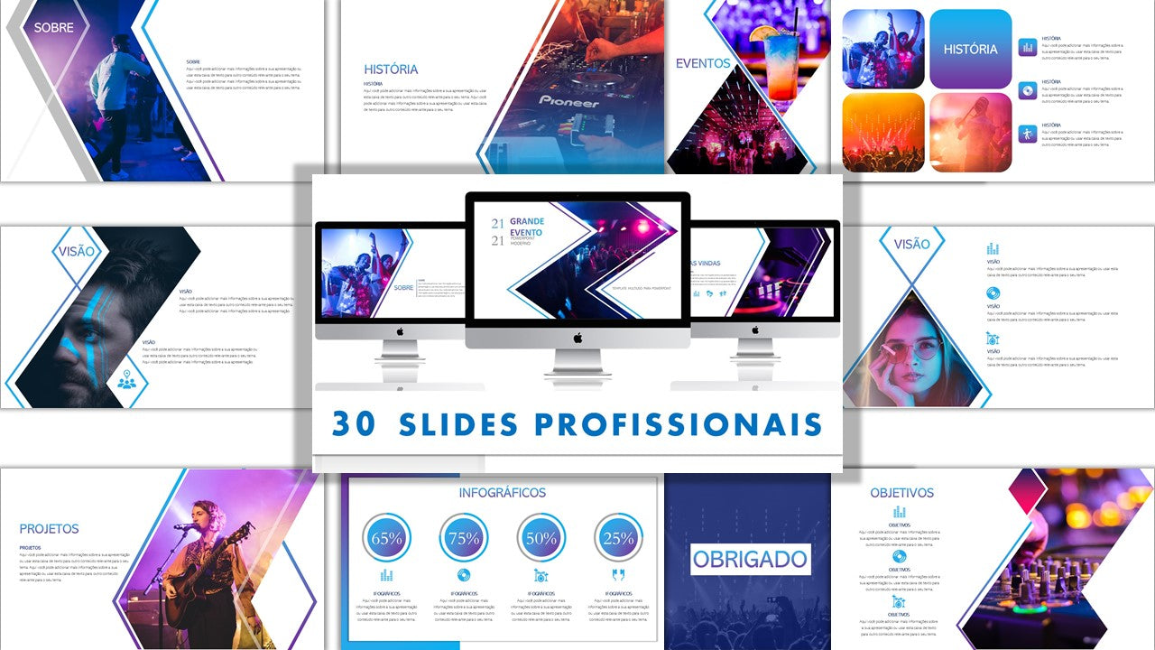 GRANDE EVENTO - TEMPLATE MULTIUSO PARA DE POWERPOINT