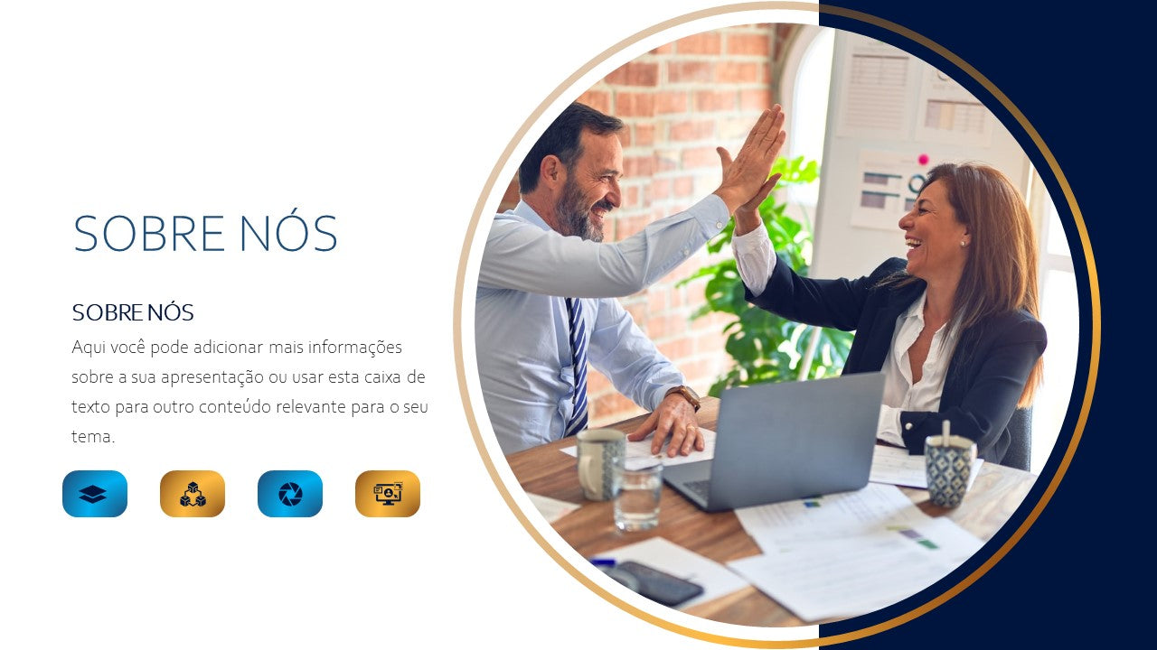 O MUNDO EMPRESARIAL - TEMPLATE MULTIUSO PARA POWERPOINT